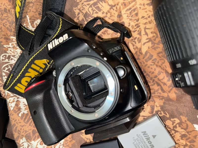 Nikon d5300 with 2 lenses. 0