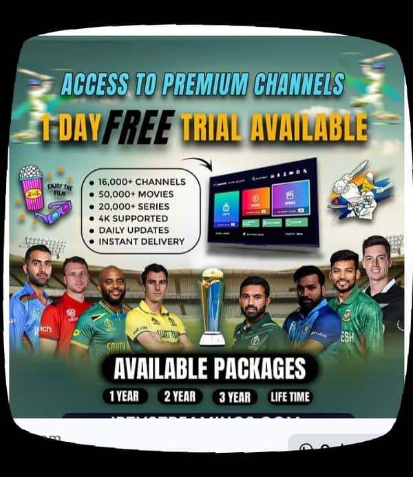 IPTV SUBSCRIPTION FOR SPORTS AND ENTERTAINMENT WHTSAPP 03025083061 0