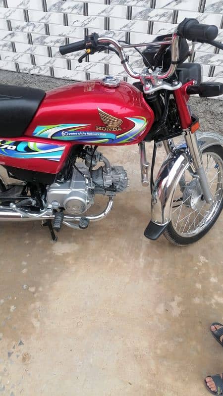 Honda cd70 red 2024 0