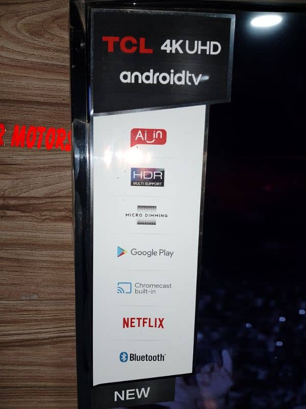 TCL 4k UHD android tv 1