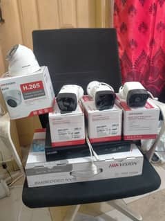 Hikvision 4Ch NVR with Poe  8Mp with 4MP cameras with 10month waranty