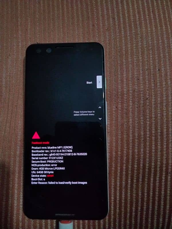 Google pixel 3 4/64 PTa approved 0