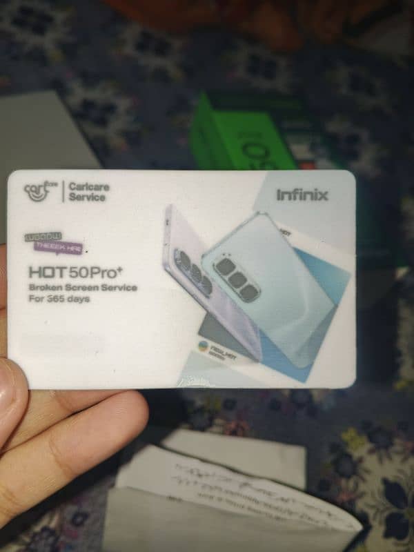 Infinix Hot 50 pro plus with box for sale 7