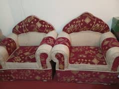 5 seater sofa set achi halat mai hai