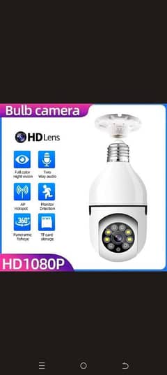 Cctv bulb camera