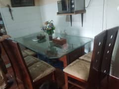 Dining table with 8 chairs