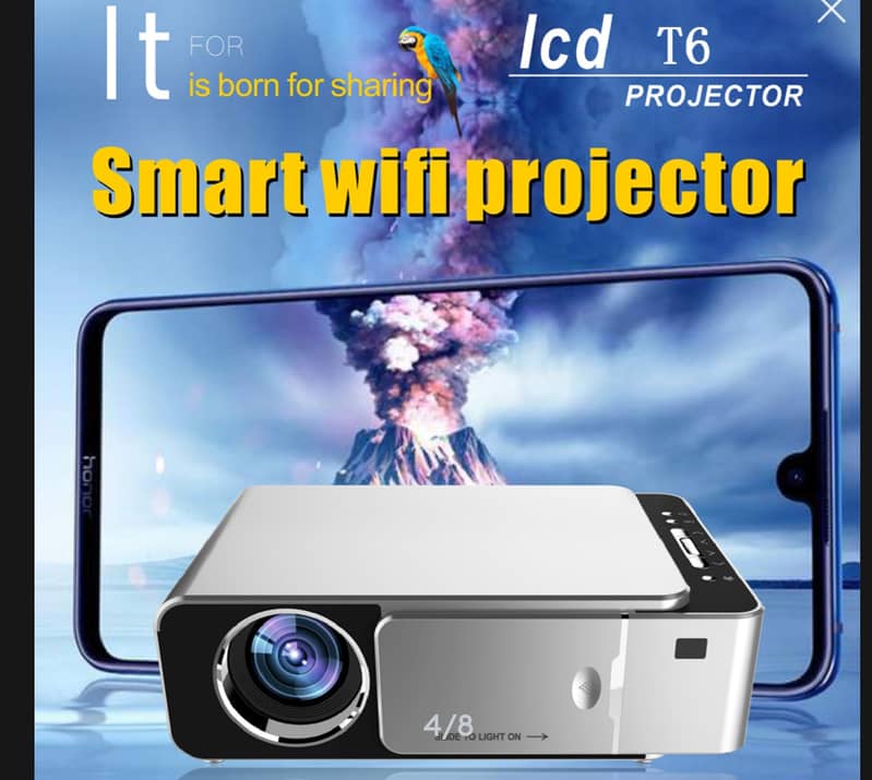 LED Projector Android full HD 4k like Box pack 11