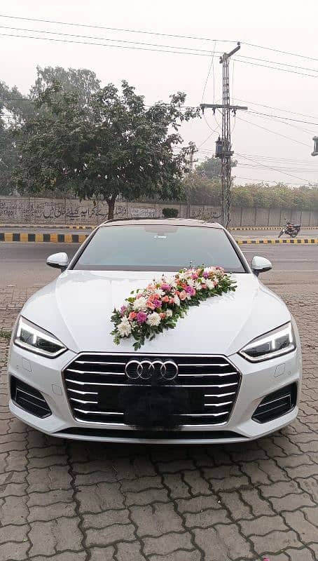 Audi A5 TFSI booking for wedding ceremony 0