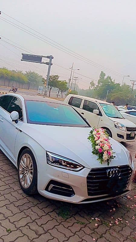 Audi A5 TFSI booking for wedding ceremony 2