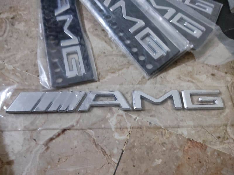 Mercedes amg metal emblem logo  monogram premium 0