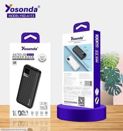 Fast Charging Portable Power Bank - 10000 mAh - 22.5 W