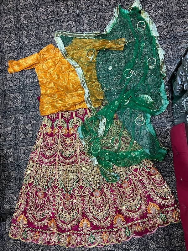 Mehndi Bridal Dress 1