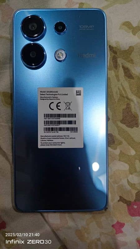 REDMI NOTE 13 WITH BOX + 1 YEAR WARRANTY!!! 5