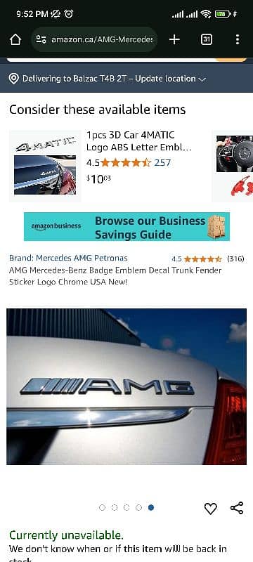 Mercedes amg metal emblem logo  monogram premium 2