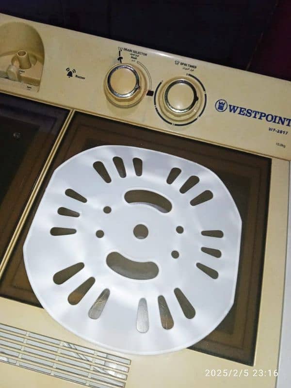 west point washing machine twin tub model no: 007 4