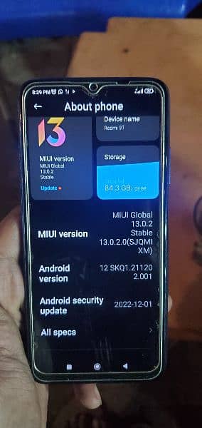 Redmi 9T 6/128gb all good available 6