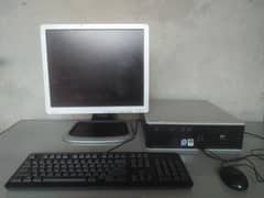 Hp core 2 duo complete setup for sale