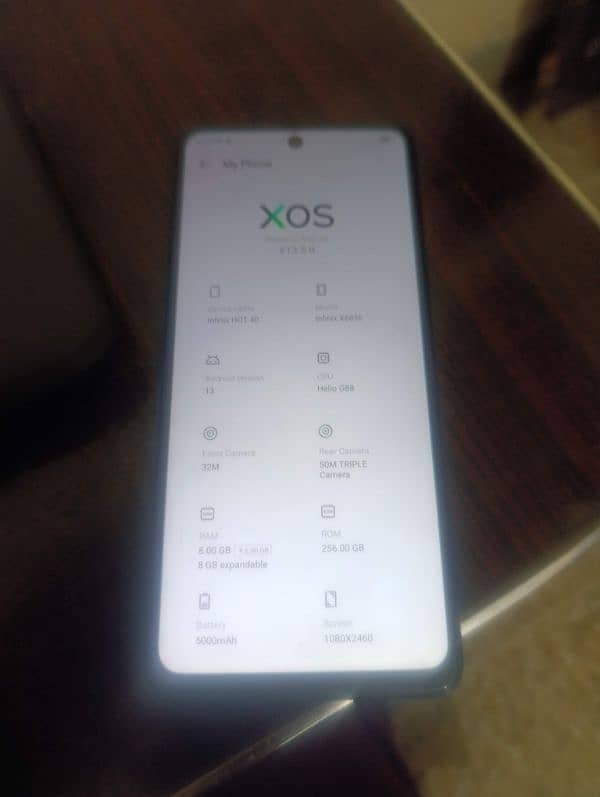 infinix Hot 40 8-256GB set+charger condition 10/10 2