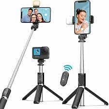 Best 4 in 1 Wireless Selfie Stick R1S Tripod with Bluetooth shutter 1