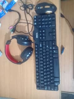 Headphone+Keyboard+Mouse