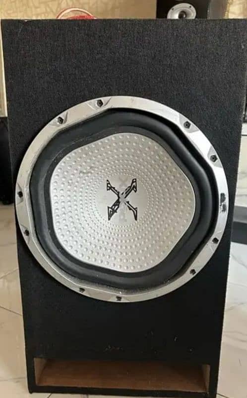 Sony Xplod Sub Woofer (2000W] L-Box + Almani Amplifier (3000 watts) 4