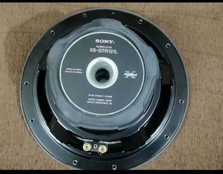 Sony Xplod Sub Woofer (2000W] L-Box + Almani Amplifier (3000 watts) 5