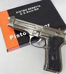 Berreta 9mm Lighter Toy Gun Full Metal Body 1