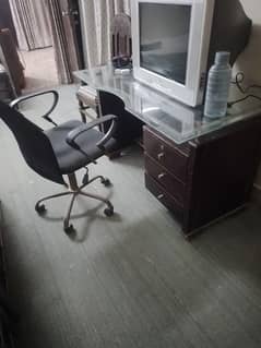 office table and chair