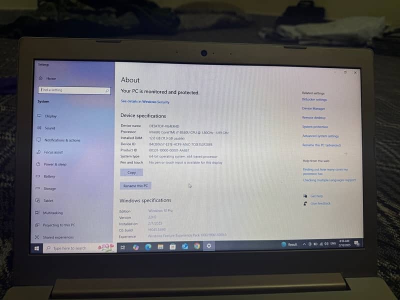 lenovo core i 7 8 gen with graphic card 0