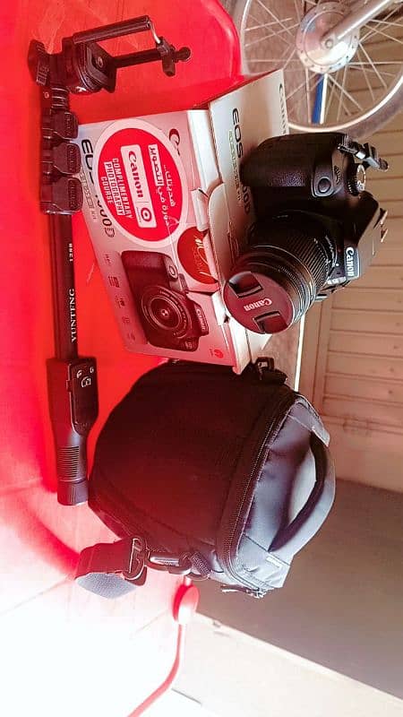 DSLR canon 4000d brand new condition one time use only 1