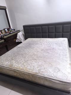 Bed with mattress