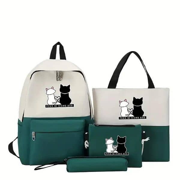 multipurpose Backpack set with 4 pcs - stylish and Functional. 5