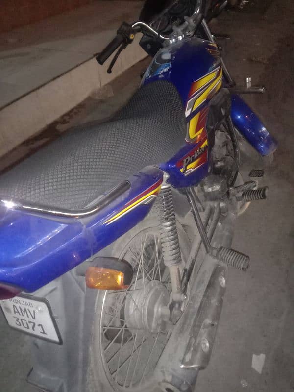 prider 100cc bike blue colour 0