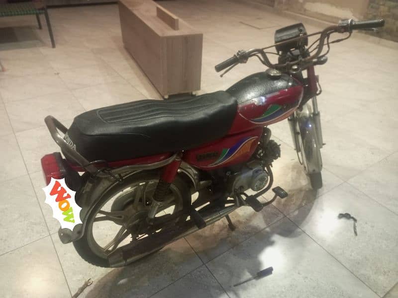 Ghani 70cc self start bike . 2