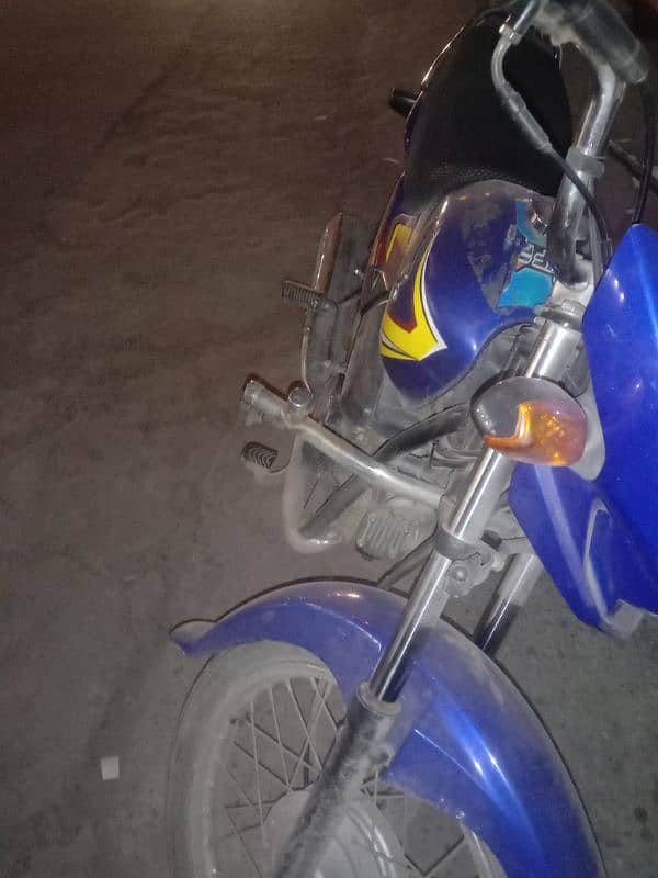 prider 100cc bike blue colour 3