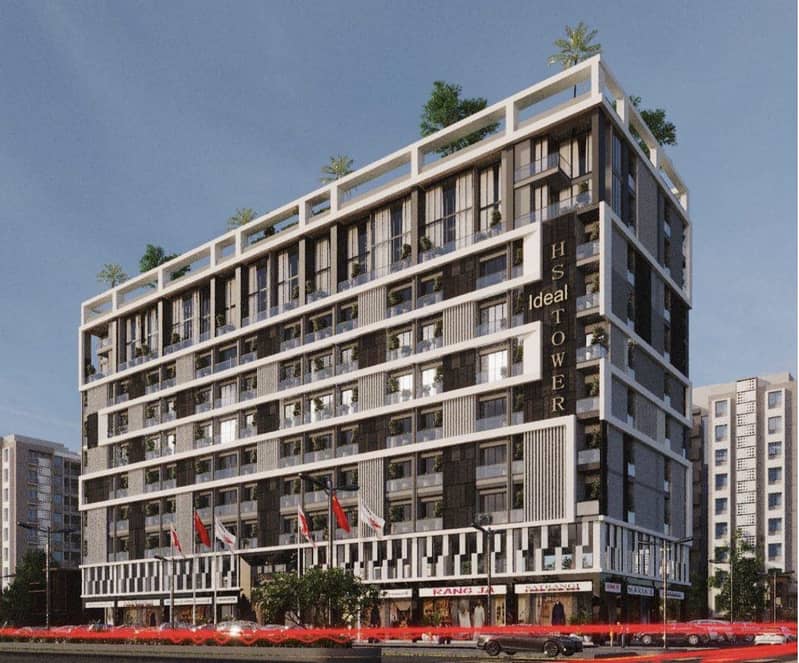 HS IDEAL TOWER APARTMENTS FOR SALE IN BEHRIA DOWN TOWN,JOHAR BLOCK 3