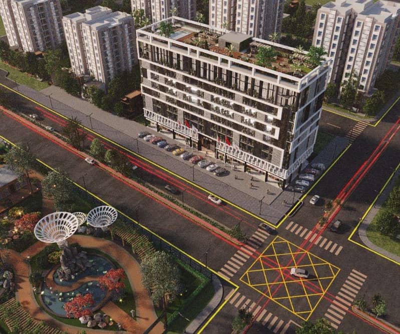 HS IDEAL TOWER APARTMENTS FOR SALE IN BEHRIA DOWN TOWN,JOHAR BLOCK 6