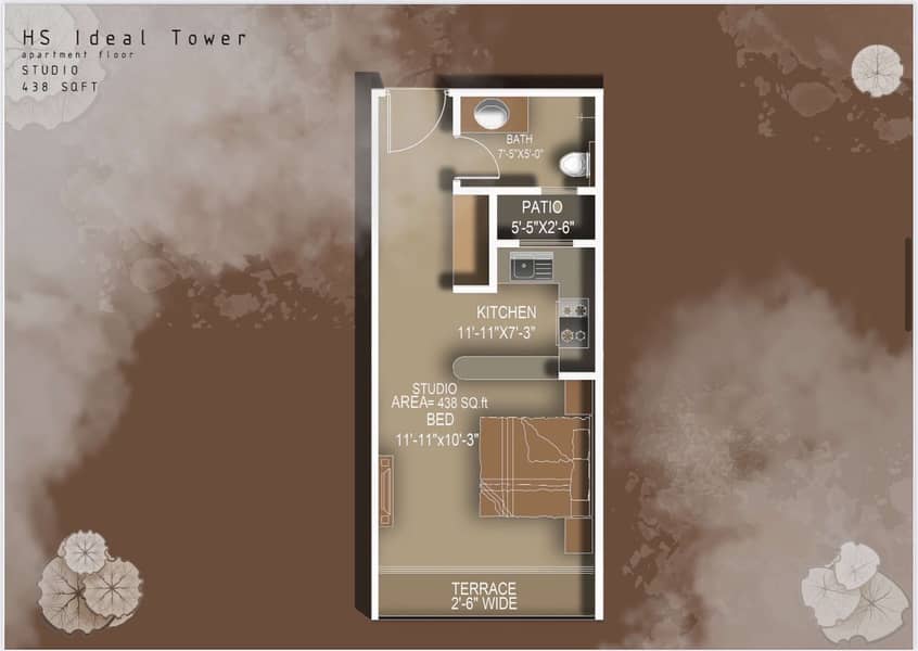 HS IDEAL TOWER APARTMENTS FOR SALE IN BEHRIA DOWN TOWN,JOHAR BLOCK 8