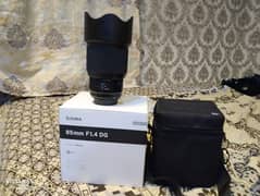 sigma 85m Art Dg 1.4 lens