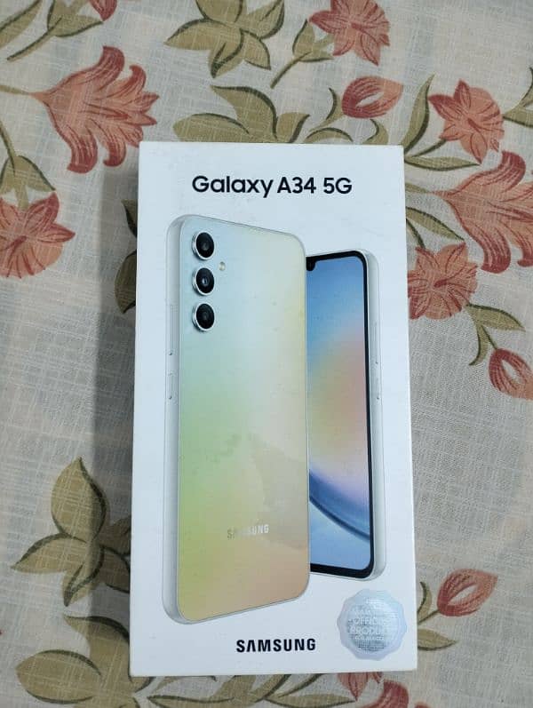 Samsung A34 5G 8/256 with box 10/10 1