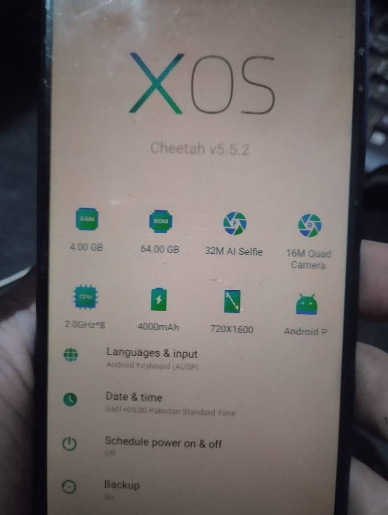 Infinix S5 x652 Rm4/Rom64 2