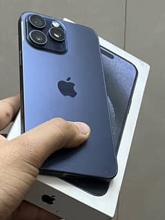 Iphone 15 pro max with box Non Pta (factory unlock) 90% BH 256 GB