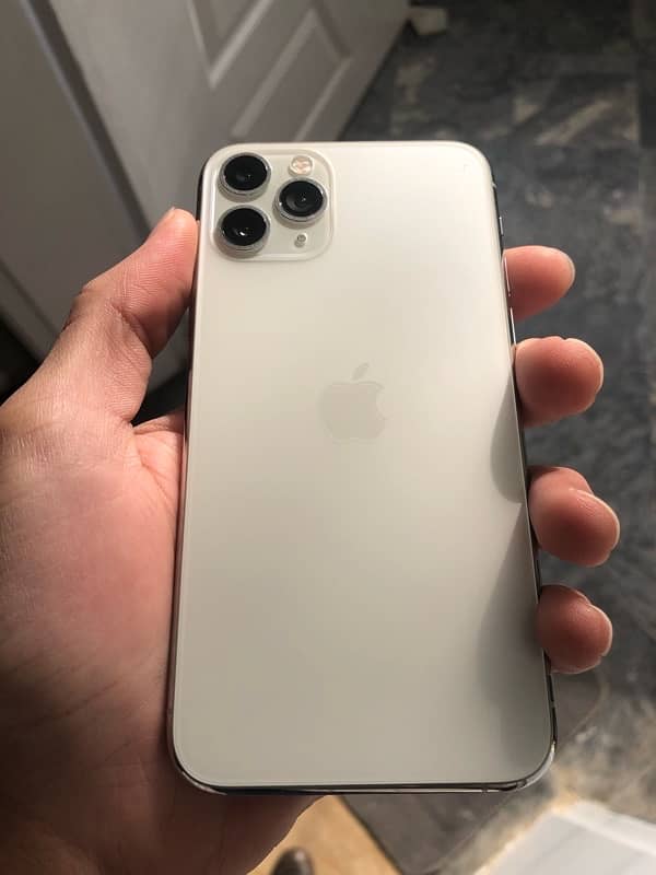 Iphone 11 Pro white colour phone no. (03137437582) 2