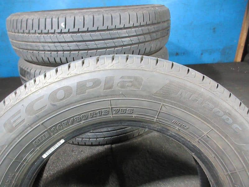 4Tyres set 145/80/R/13 Bridgestone Ecopia Japan 6