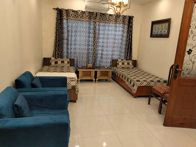 8 Marla Brand New Full Furnished Ground Portion For Rent in G13 2