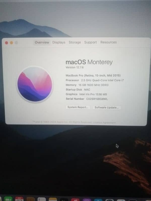 Mac book pro 2015 model urgent sale 1