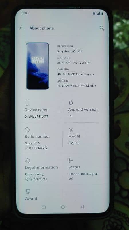 Oneplus 7 Pro 5g 256gb Sale/ exchange 2