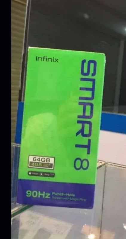 Infinix smart 8 ok condition original charger and box 0