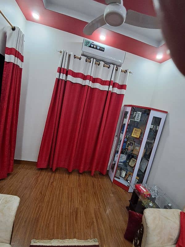 red color 6 pieces of curtain 1