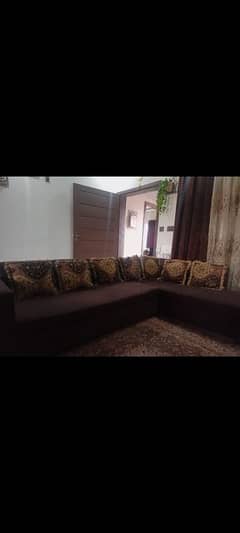 L shaped sofa